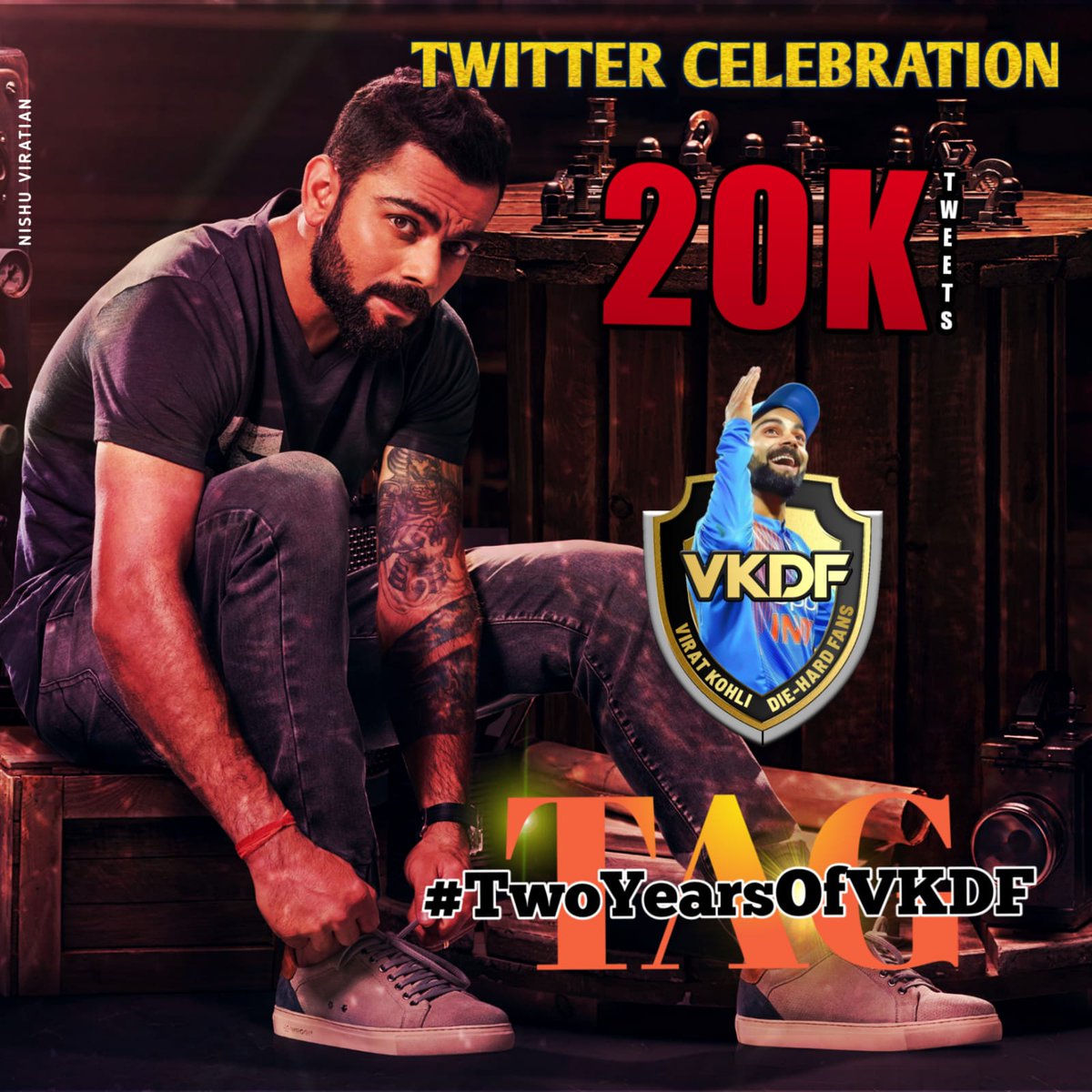 vkdfofficial's tweet photo. #TwoYearsOfVKDF .
@imVkohli @AnushkaSharma @vkdfofficial
Thankz All🥰❤️ 20K Tweets❤️ https://t.co/wZNLMQwopO