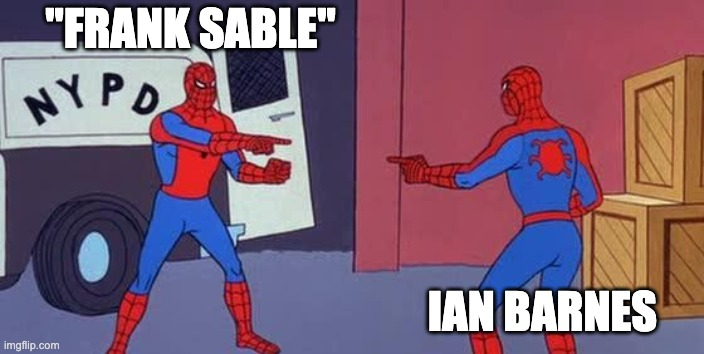 MemesEnfield's tweet photo. When Ian Barnes is the only person quote tweeting from "Frank Sable", an account with only 11 followers.... could it be... 🤔🤔🤔 #LocalElections2022 https://t.co/taxQZxHASO