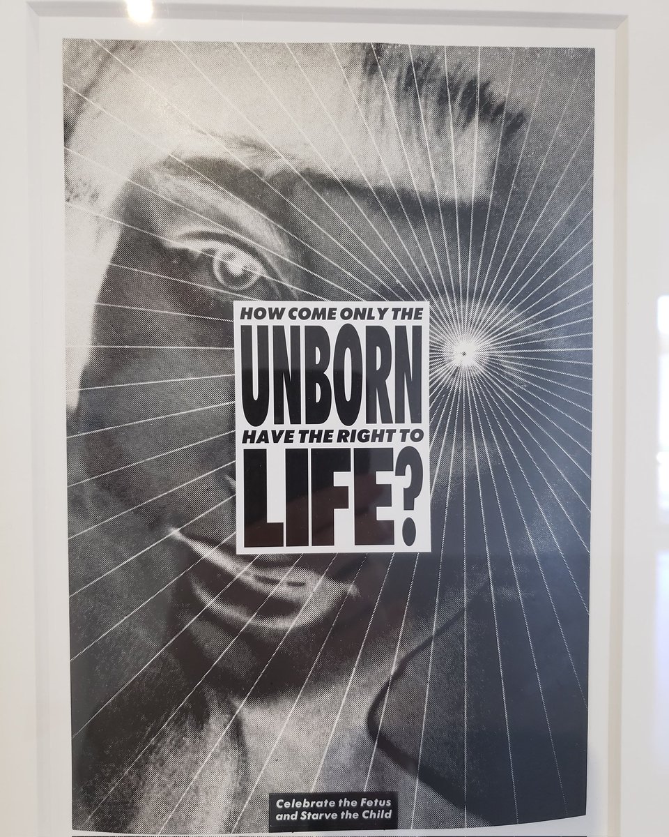 KnightLAT's tweet image. Barbara Kruger paste-up, made four decades ago, currently on view at Spruth-Magers LA.