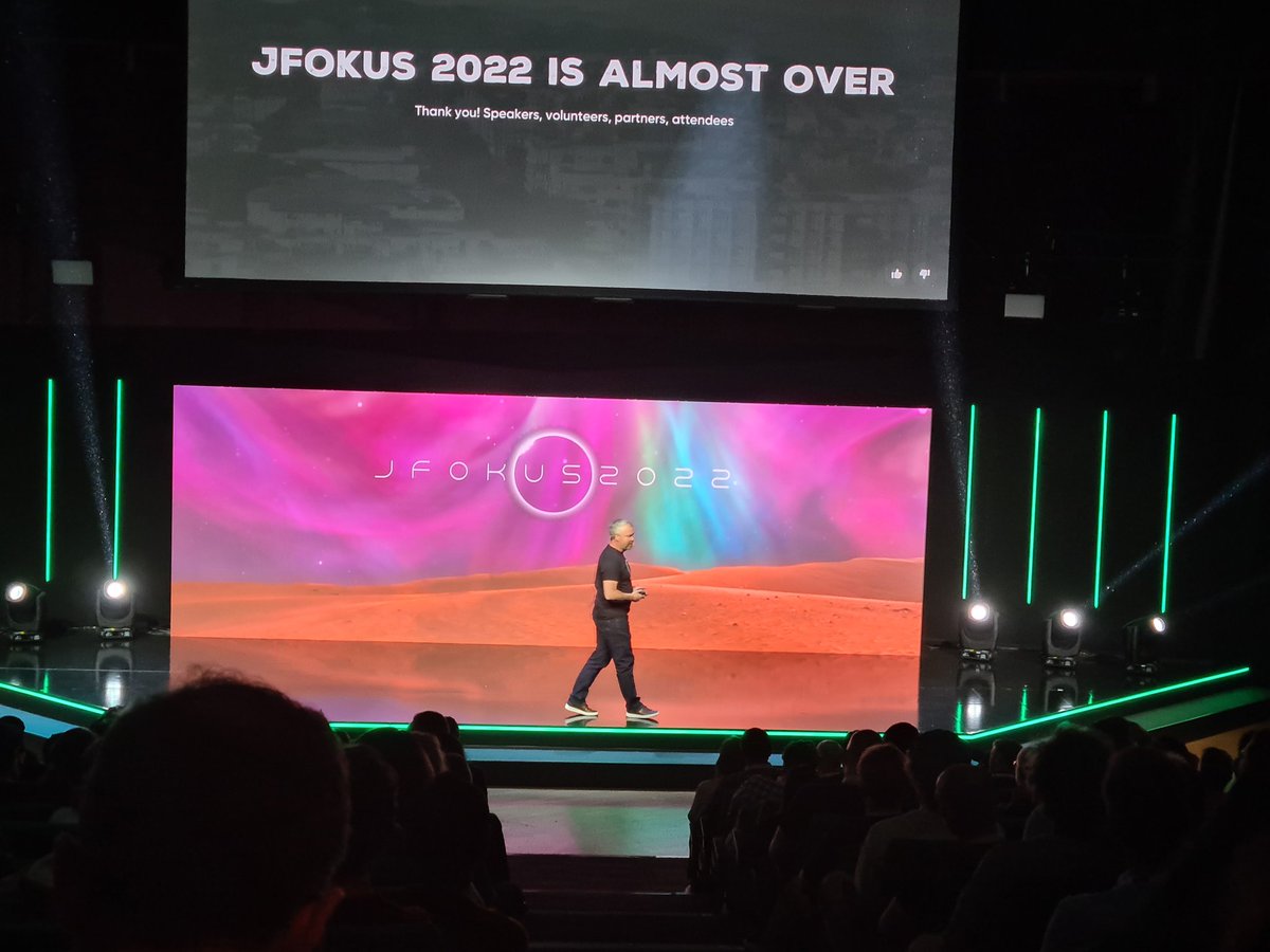 ErikDackander's tweet image. Last time sittning down for a JFokus presentation this year. Thank you @Jfokus for arranging everything!
#jfokus #java #javaconference #stockholm #Developers