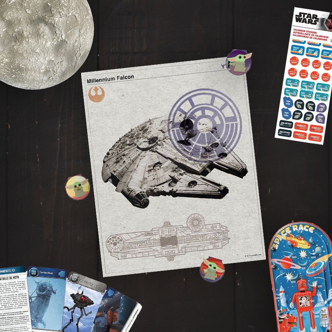CalendarClub's tweet photo. Happy #StarWarsDay!⭐🌌 May the 4th be with you! https://t.co/XQVHbSV09h