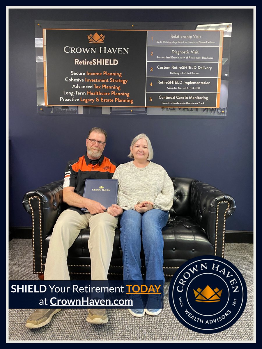 CrownHavenWA's tweet photo. For the Faletic Family, we implemented a risk adjustment to their portfolio to be in line with their risk capacity in retirement. Additionally, we established an income plan to ensure that they can maintain the same standard of living in retirement as they do currently! https://t.co/64lhx41nCW