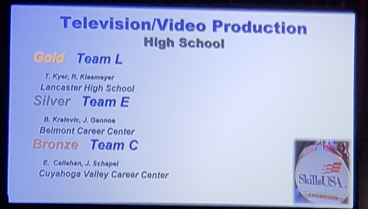 Congratulations to Tori Kyer and Ryleigh Klanmeyer on bringing home the GOLD at the States Skills USA competition!! <a href="/LHSGalesOffice/">Mr. Burre</a> <a href="/LHSMrKnuckles/">Mr. Knuckles</a> @LHS_Spang