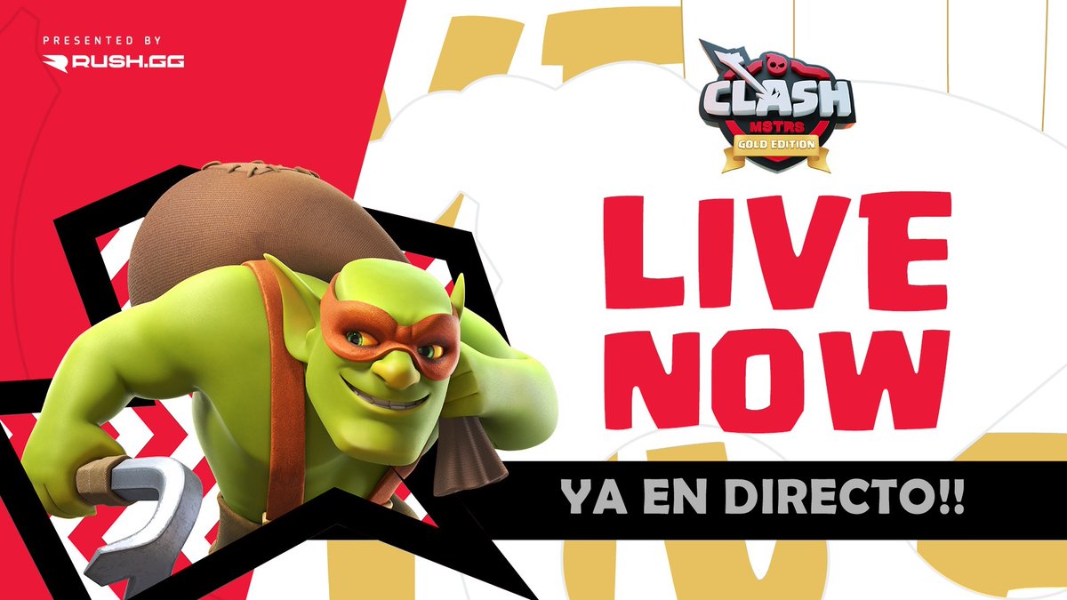 🔴 ESTAMOS EN DIRECTO GENTE🔴

⚔️ Arranca una Nueva Semana de la <a href="/ClashMSTRS/">ClashMSTRS</a> con 60.000$ en premios y el Billete de Oro para la GRAN FINAL del MUNDO de <a href="/CoCEsports/">Clash of Clans Esports</a> 

🎙️ Casteando un dia más junto a <a href="/SrtaMaverick/">Srta Maverick 💁🏼‍♀️</a> 

Os esperamos!!
▶️twitch.tv/zolokotrokotop