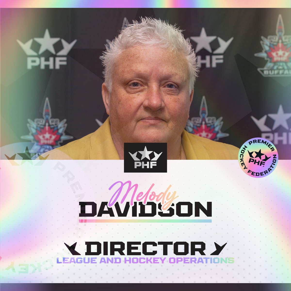 The Premier Hockey Federation today announced that commissioner Reagan Carey has appointed Melody Davidson to the role of Director, League and Hockey Operations.

👑 | bit.ly/3LQSx2c
