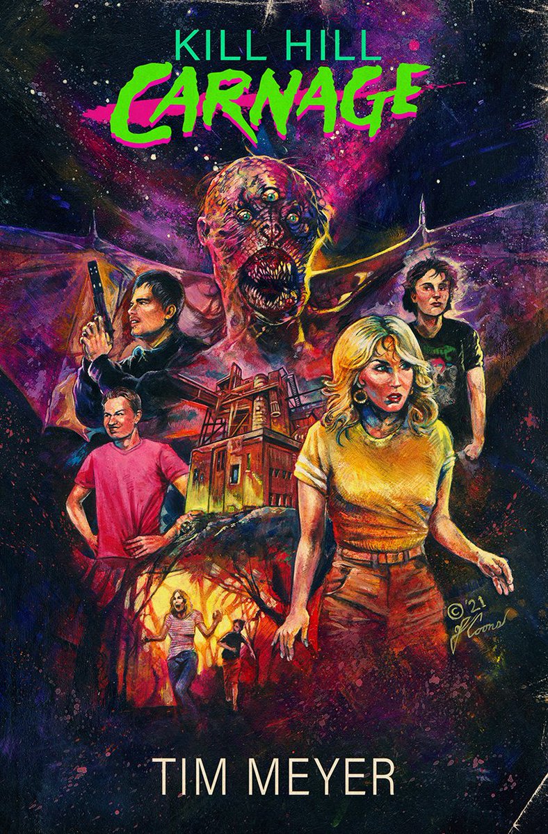 justintcoons's tweet photo. New Cover Art for @timmmeyer11's KILL HILL CARNAGE!
Available 6.3.22 from @GrindhousePress. Mark your calendars!
#grindhouse #grindhousepress #timmeyer #horrorart #horrorpainting https://t.co/xC27d7i03o