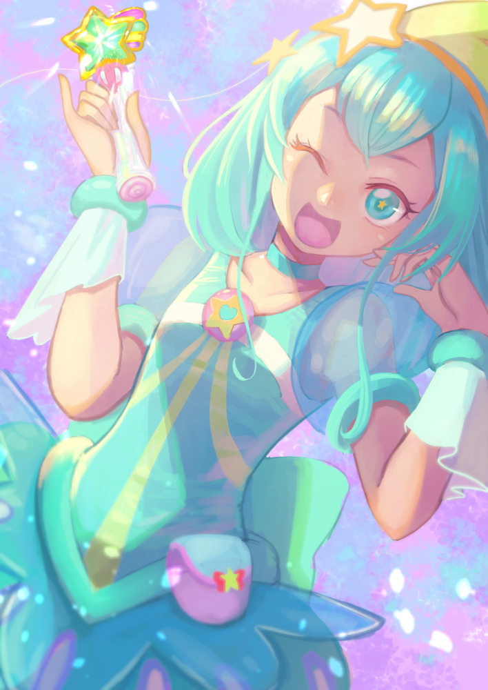 「ミドキュアが癒してあげる!!

#みどりの日 」|JJ(獅子つつし)のイラスト