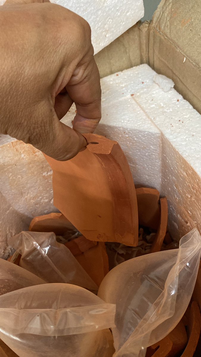 AmitaVecha's tweet photo. @biosoil_ind I ordered for a clay filter in the month of March.. it got delivered after almost 45 days.. and all I received was pieces and pieces only …I connected via message, email. But it is over a week and there is no response whatsoever.. highly disappointed.😢😥 https://t.co/p3X29unitC