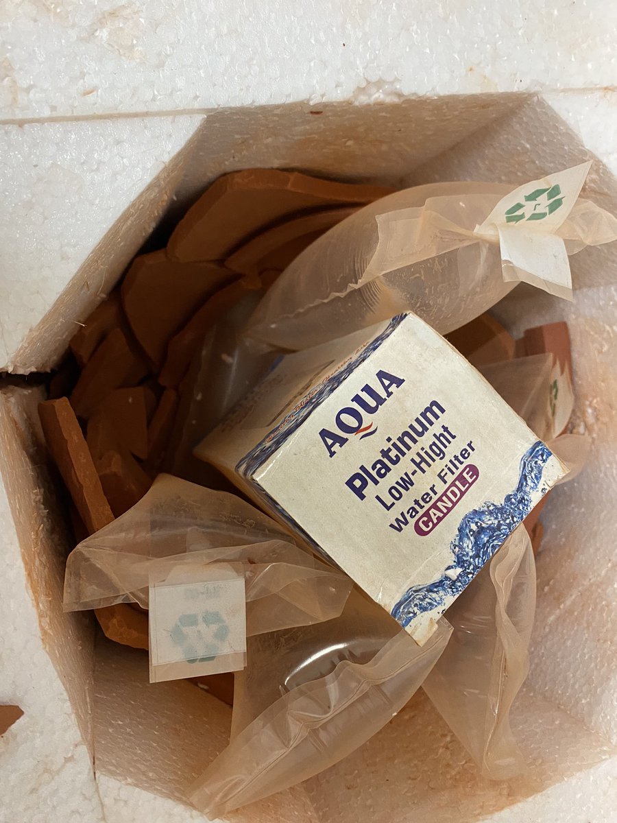 AmitaVecha's tweet photo. @biosoil_ind I ordered for a clay filter in the month of March.. it got delivered after almost 45 days.. and all I received was pieces and pieces only …I connected via message, email. But it is over a week and there is no response whatsoever.. highly disappointed.😢😥 https://t.co/p3X29unitC