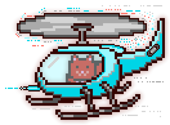 CryptoSnaxHQ's tweet photo. @BlackstarXXI 2018 MoonCat in a Choppa :-) https://t.co/Rqtq9i7aWg