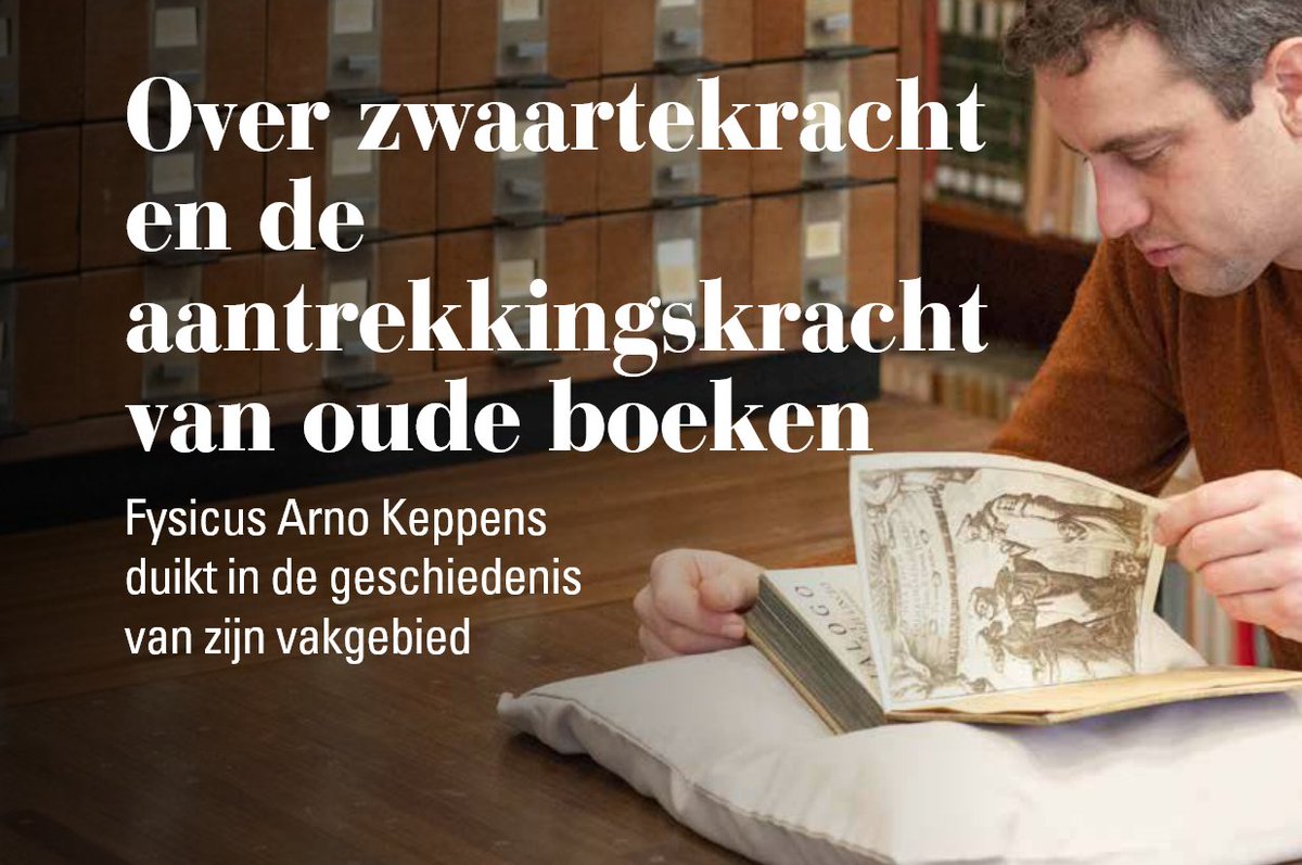 BIRA_IASB's tweet photo. "Over #zwaartekracht en de aantrekkingskracht van oude boeken" 🍏📖
Onze wetenschapper Arno Keppens bracht een bezoek aan @kbrbe om de #wetenschapsgeschiedenis in te duiken.
Lees erover in zijn artikel in @belspo's recentste Science Connection op p4 !
https://t.co/8Jnvd9dkNc https://t.co/LCSzqYbijK