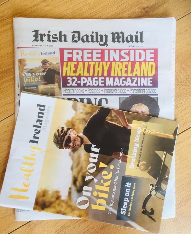 ContentHubIrl's tweet photo. Healthy Ireland magazine, free in today's Irish Daily Mail! #magazine #supplement #contentcreation #studio https://t.co/X58VJjdSme