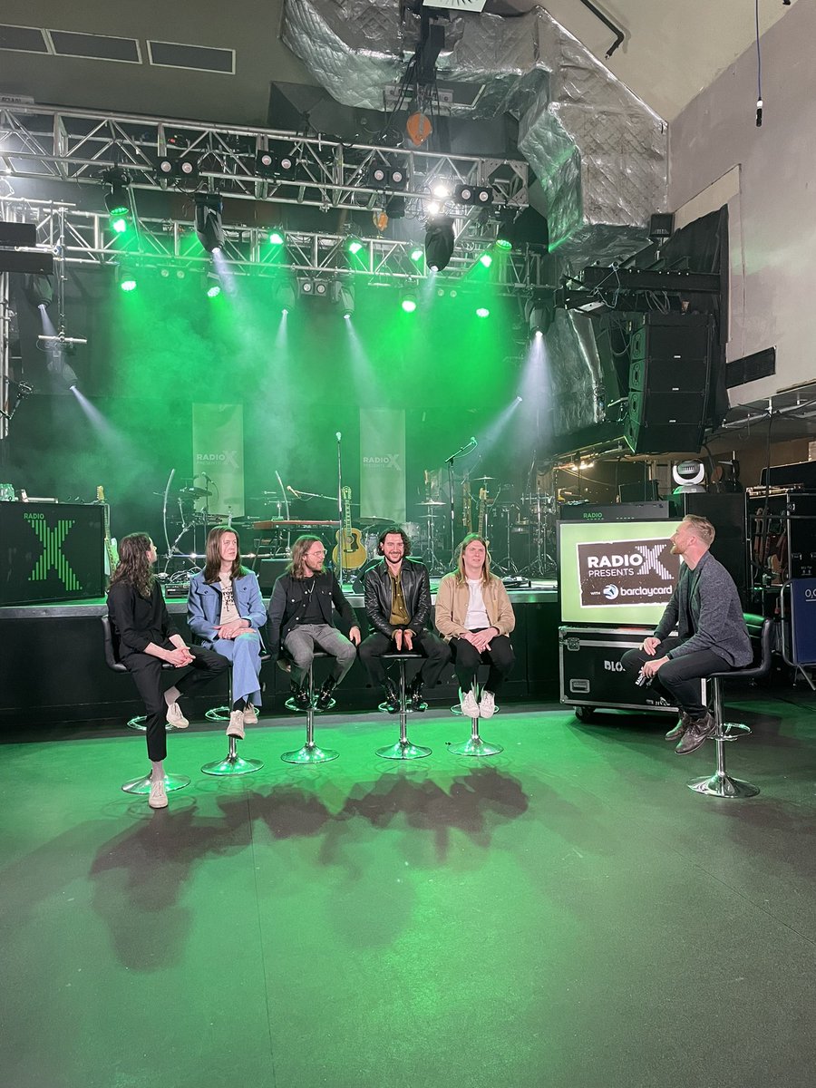 RadioX's tweet photo. They’re arrived! @BlossomsBand @tobytarrant #RadioXPresents https://t.co/5lpWyzmzIX