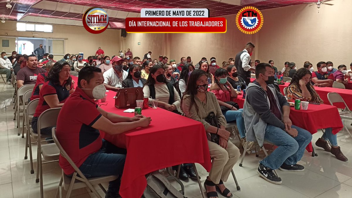 CTM_MX's tweet photo. Las y los compañeros del @SITIMM_CTM, encabezados por el compañero Alejandro Rangel, se reunieron este domingo con motivo del Día Internacional del Trabajo, para recordar la lucha histórica y honrar la memoria de los obreros que dieron su vida.

¡Unidad y Trabajo! https://t.co/4UlkvfVWYS