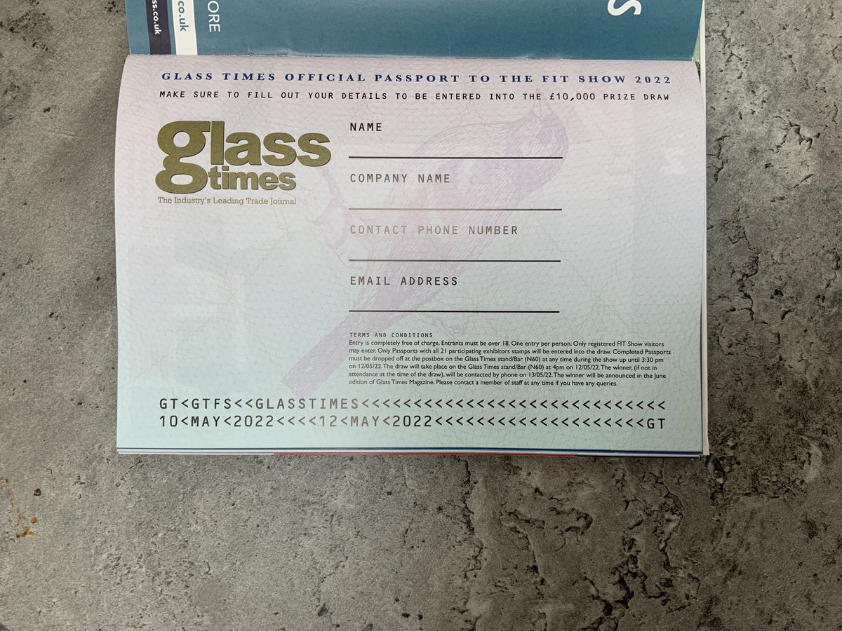 Bumper Fit Show Issue and our £10,000 prize draw passport. Come and say hello next week. <a href="/fitshow/">FIT Show 2025</a> <a href="/glasstimes/">Glass Times</a>