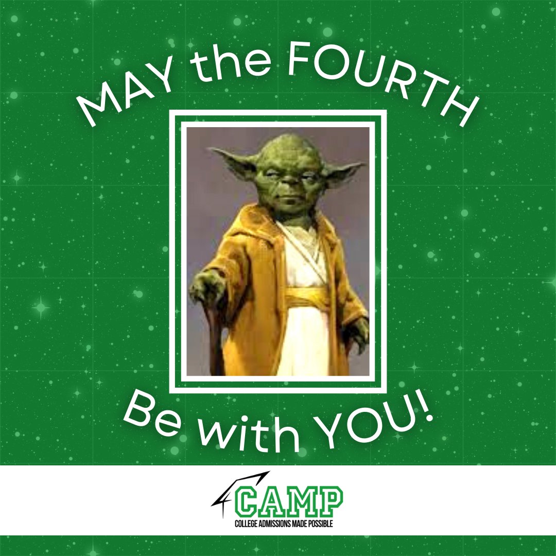 CAMPCollegeAL's tweet photo. May the 4th, be with you! https://t.co/ARchQHLjf8