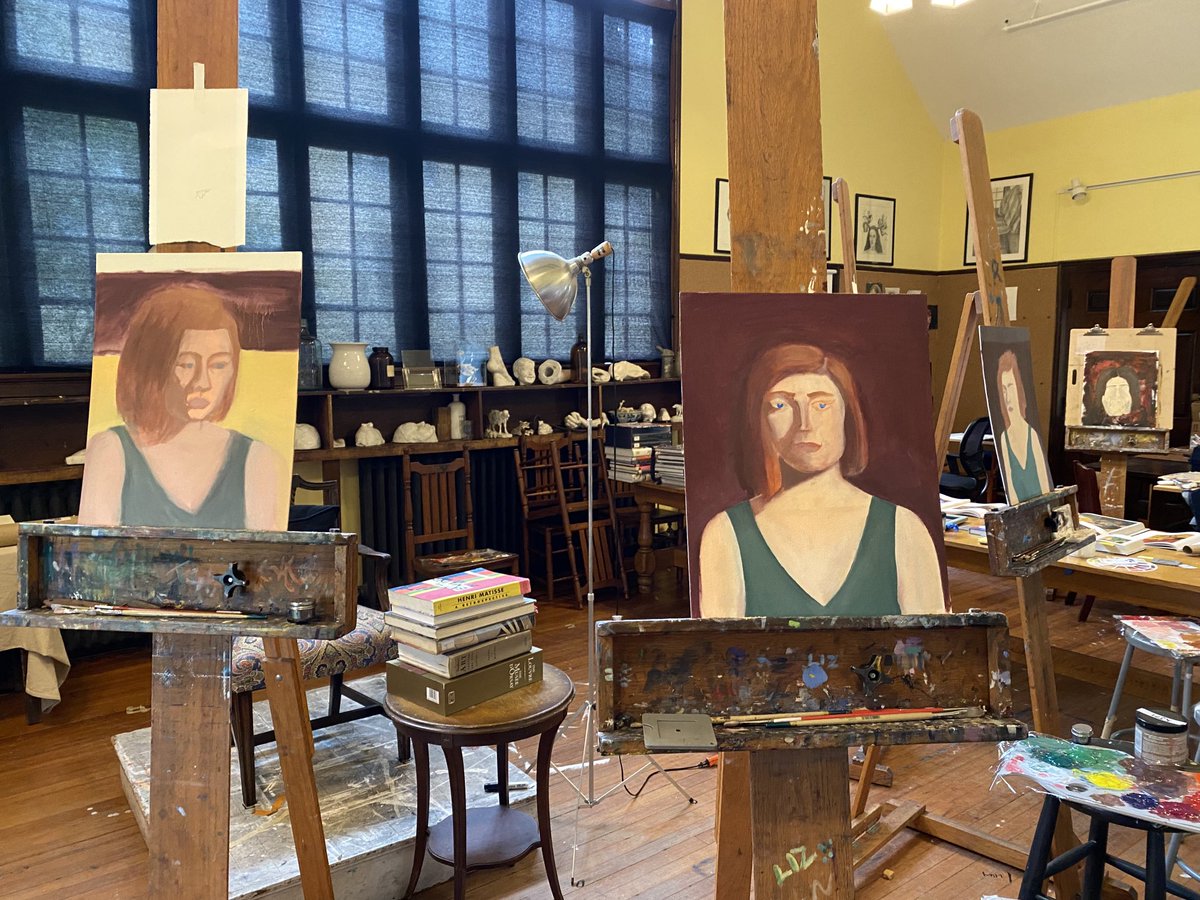 WestoverArts's tweet photo. Oil painting students in progress! #WestoverArts https://t.co/yCPfnKSmI3