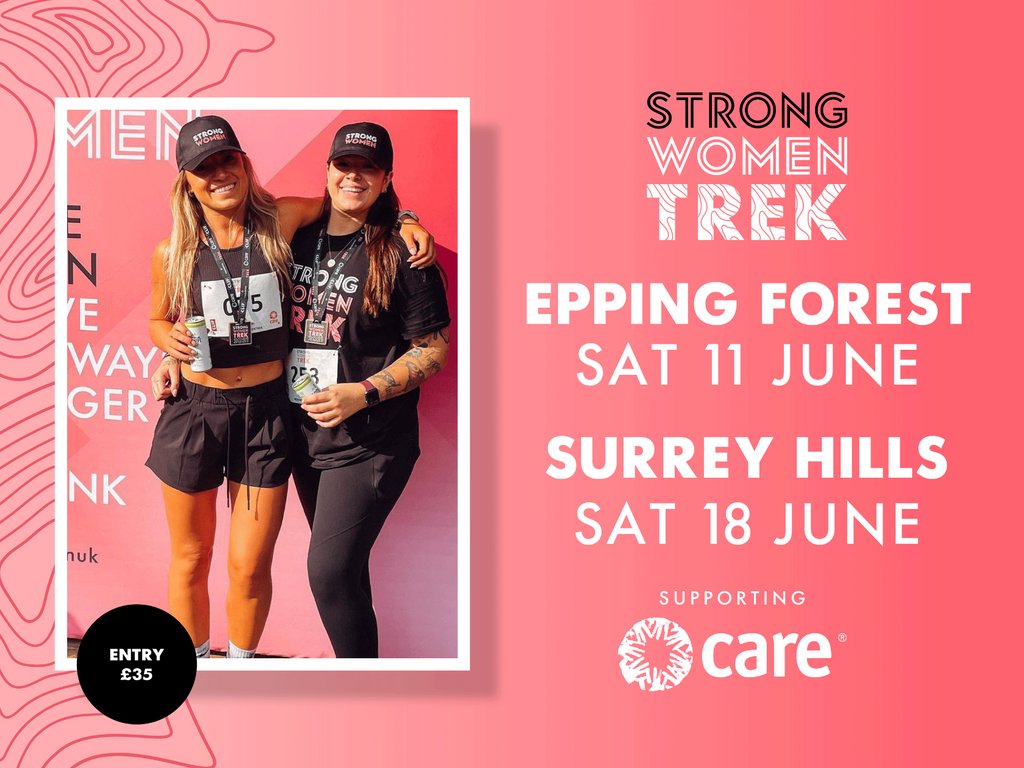 Looking to escape the concrete jungle for greener pastures? Sign up to the #StrongWomenTrek in partnership with <a href="/SamsungUK/">Samsung UK</a> this June and join us for an unforgettable 22km charity hike. £5 from every entry goes to <a href="/careintuk/">CARE International UK</a>

l8r.it/3pxh