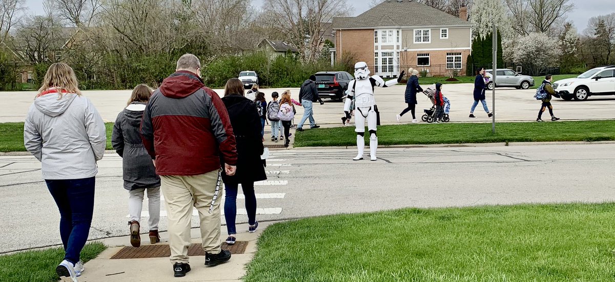 May the 4th be with you <a href="/DrydenSchool/">Dryden School</a> <a href="/LenDeptula/">Len Deptula</a> ! #walktoschoolday