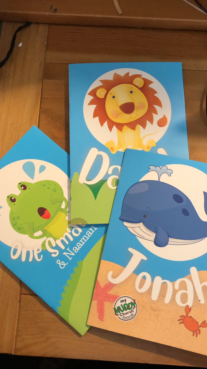 muddychurch's tweet photo. Something so exciting about holding your new book in your hand- even more when it’s 3 books!!  So excited about these new @muddychurch resources!  #familyfun #familyfaith #bible #bibleforlife #getoutside #ChildrensBooks #socialprescribing #parenting #outdoorstories https://t.co/qocjXm72FC