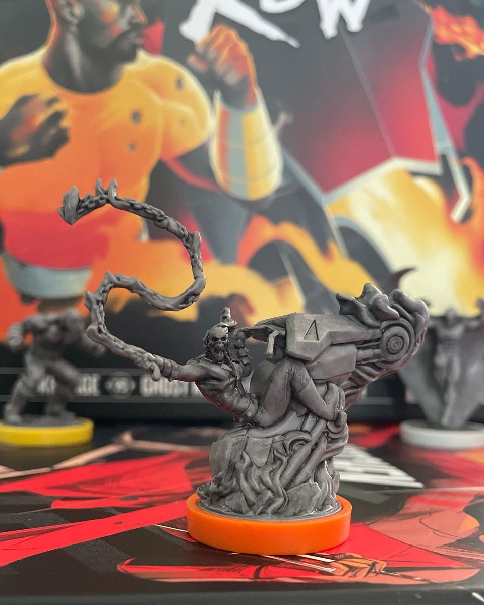 I know everyone’s all about #MoonKnight but this #GhostRider mini for Unmatched: Redemption Row is 🔥 💀 🔥 <a href="/RestorationGame/">Restoration Games</a> <a href="/MondoNews/">MONDO</a>