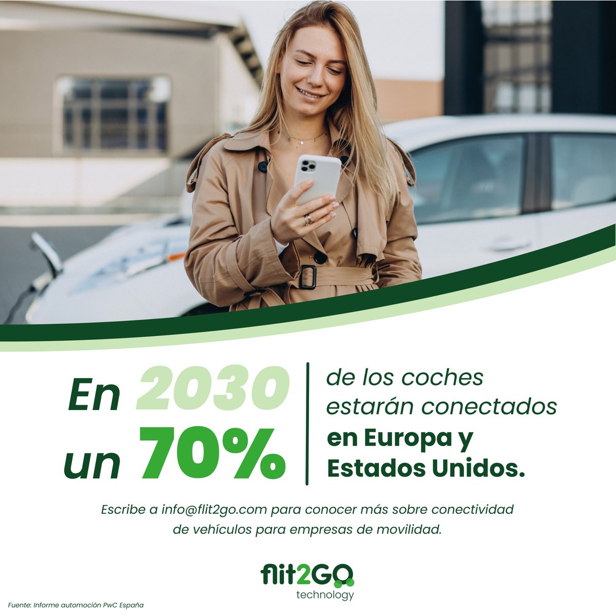 flit2go's tweet image. En 2030 la #movilidad tendrá grandes avances, como el uso de #vehículos conectados y automatizados, es por esto que desde ahora es el momento para transformar la experiencia de cliente y la gestión que ofrecen las empresas del sector. ⚡

Escribe a info@flit2go.com 🚀