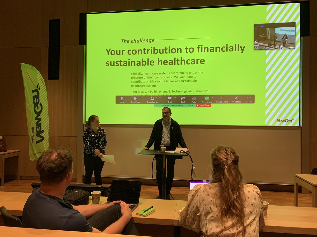 Roche Danmark (@rochedanmark) on Twitter photo Kick-off på NewGen Innovation Challenge! Sammen med <a href="/AarhusUni/">Aarhus Universitet</a>, <a href="/SyddanskUni/">Syddansk Universitet</a> og <a href="/koebenhavns_uni/">Københavns Uni</a> udfordrer Roche studerende fra hele landet til at udvikle ideer, der kan bidrage til et økonomisk bæredygtigt sundhedsvæsen.💡👩⚕️ #dklifescience
Deltag her 👉bit.ly/3w6zZEc Kick-off på NewGen Innovation Challenge! Sammen med <a href="/AarhusUni/">Aarhus Universitet</a>, <a href="/SyddanskUni/">Syddansk Universitet</a> og <a href="/koebenhavns_uni/">Københavns Uni</a> udfordrer Roche studerende fra hele landet til at udvikle ideer, der kan bidrage til et økonomisk bæredygtigt sundhedsvæsen.💡👩⚕️ #dklifescience
Deltag her 👉bit.ly/3w6zZEc