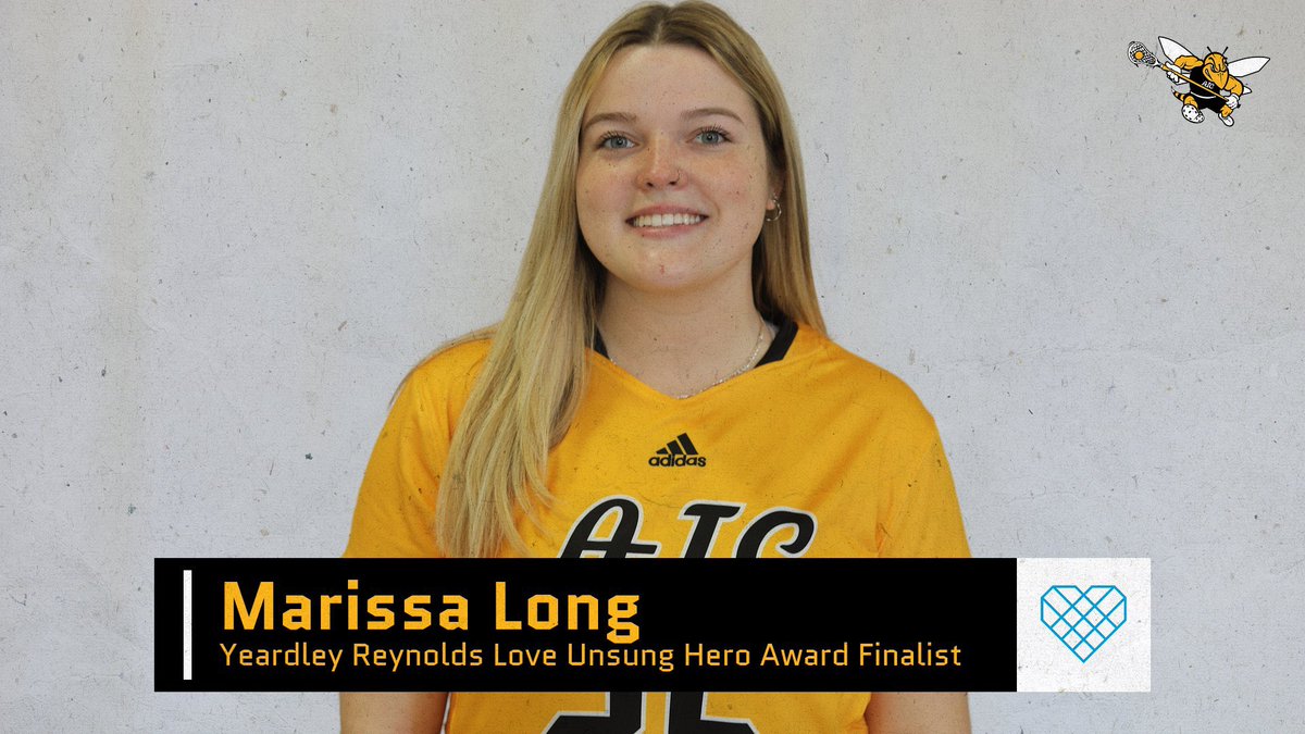 We are SOO proud of our very own, Marissa Long for being named a finalist for the YRL Unsung Hero Award 💛🐝 <a href="/Join1Love/">One Love Foundation</a>