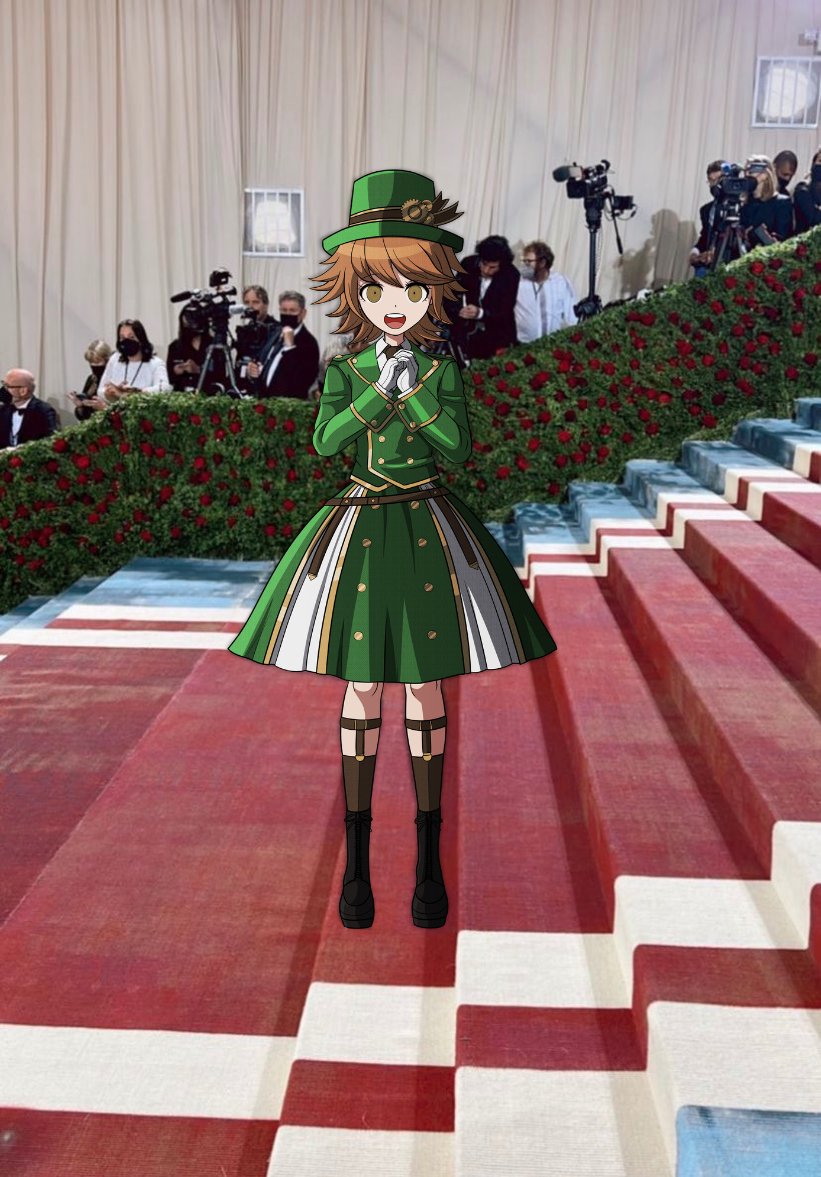 dailychihiro's tweet photo. chihiro fujisaki at #MetGala https://t.co/YyuIOUFsOS