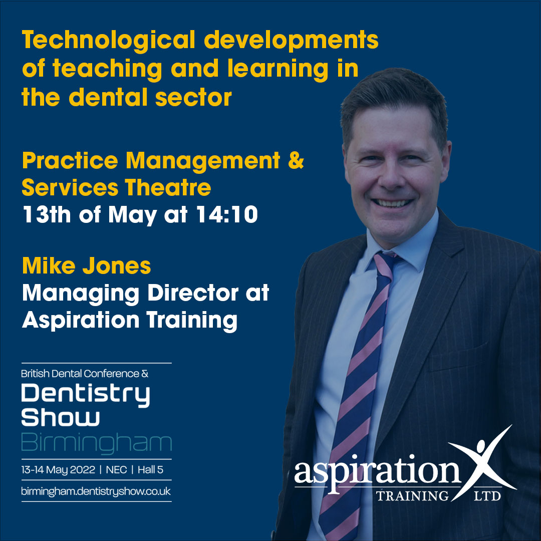 Our Managing Director of England Mike Jones will be speaking at the Dentistry Show next week about Technological developments of teaching and learning in the dental sector at the Practice Management &amp; Service Theatre. To Register for the show here: bit.ly/3EcNhml