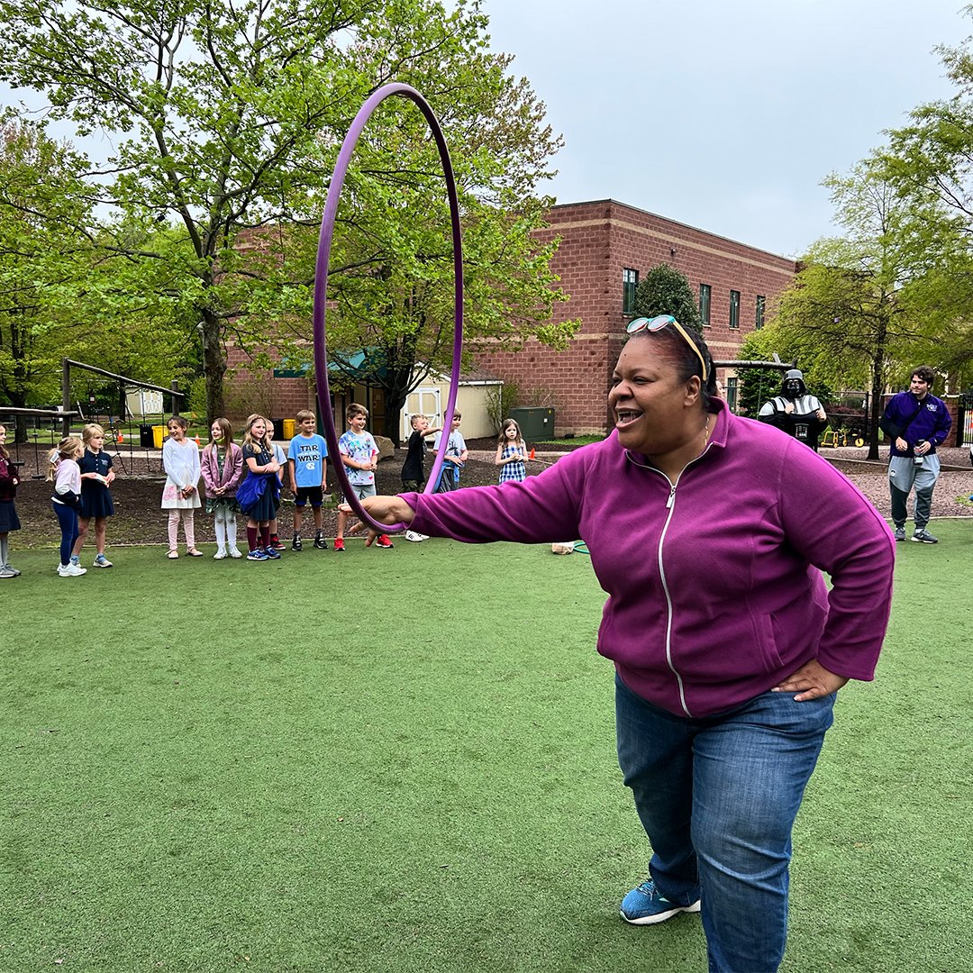stannesschool's tweet photo. It's #GalaxyGivingDay and what a day it's been already! Hula hoop contests, the Millennium Falcon appearance, space jams, and more to come! Go to https://t.co/vALddwqF4L for more info! https://t.co/OKeGtVSgIt