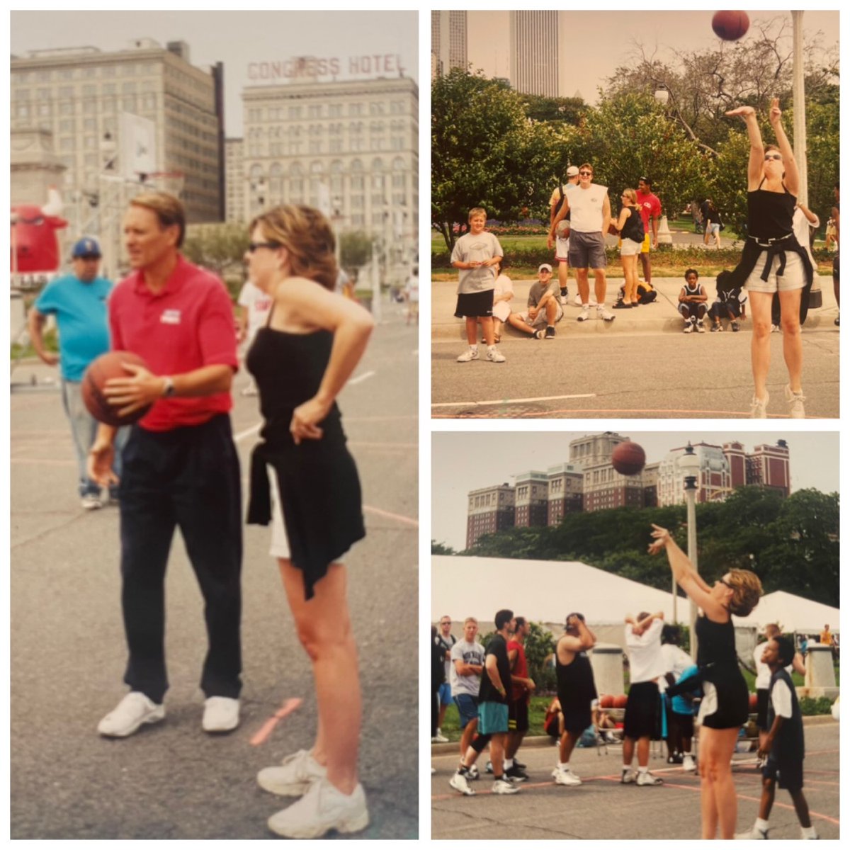 Back in 2000, when the great <a href="/RichKingWGN/">Rich King</a> needed to show kids at a <a href="/chicagobulls/">Chicago Bulls</a> camp some mad hoop skills, he knew who to call. 
#WaybackWednesday #hoopster #madskills #Ihavenomemoryofthis