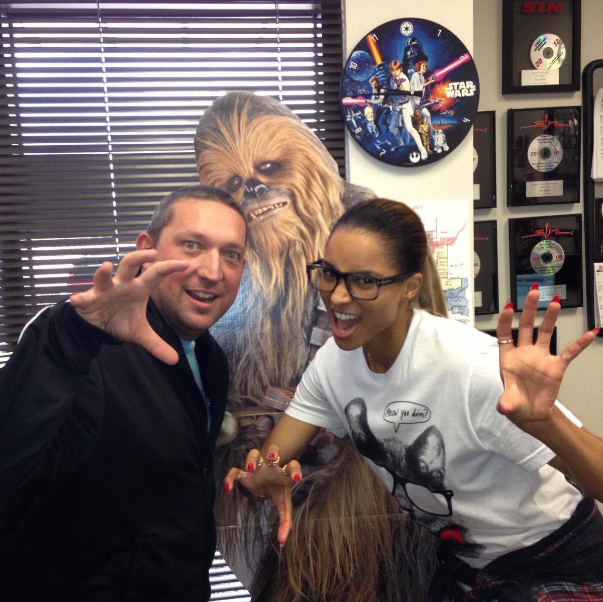 #MayThe4thBeWithYou <a href="/starwars/">Star Wars</a> 
#Chewbacca <a href="/ciara/">Ciara</a>