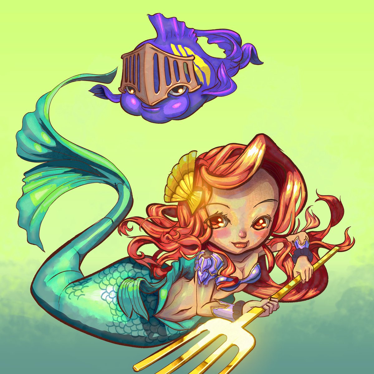 waifuswithhelm's tweet image. NEW DROP ⚠️ Waifus With Helmet ⚠️Mermaid Princess Waifu #039 #PARASnft #paras #NFTs  #NFTCommunity #pfpNFT #NFTdrop #NFTcollection #waifu #NEAR #NEARprotocol #fish #mermaid #ariel #anime  paras.id/token/x.paras.…