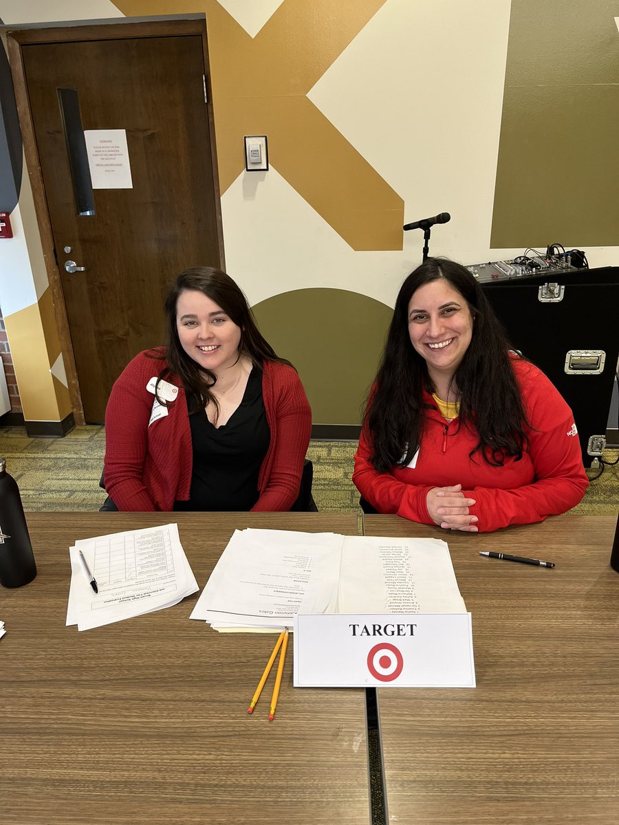 Mock interviewing with <a href="/Alyssa_Denson/">Alyssa denson</a> at Brush High School! #worksomewhereyoulove #targetcareers #target <a href="/Adam3_D170/">Adam johnson</a> <a href="/cpasternak05/">Cory Pasternak</a>