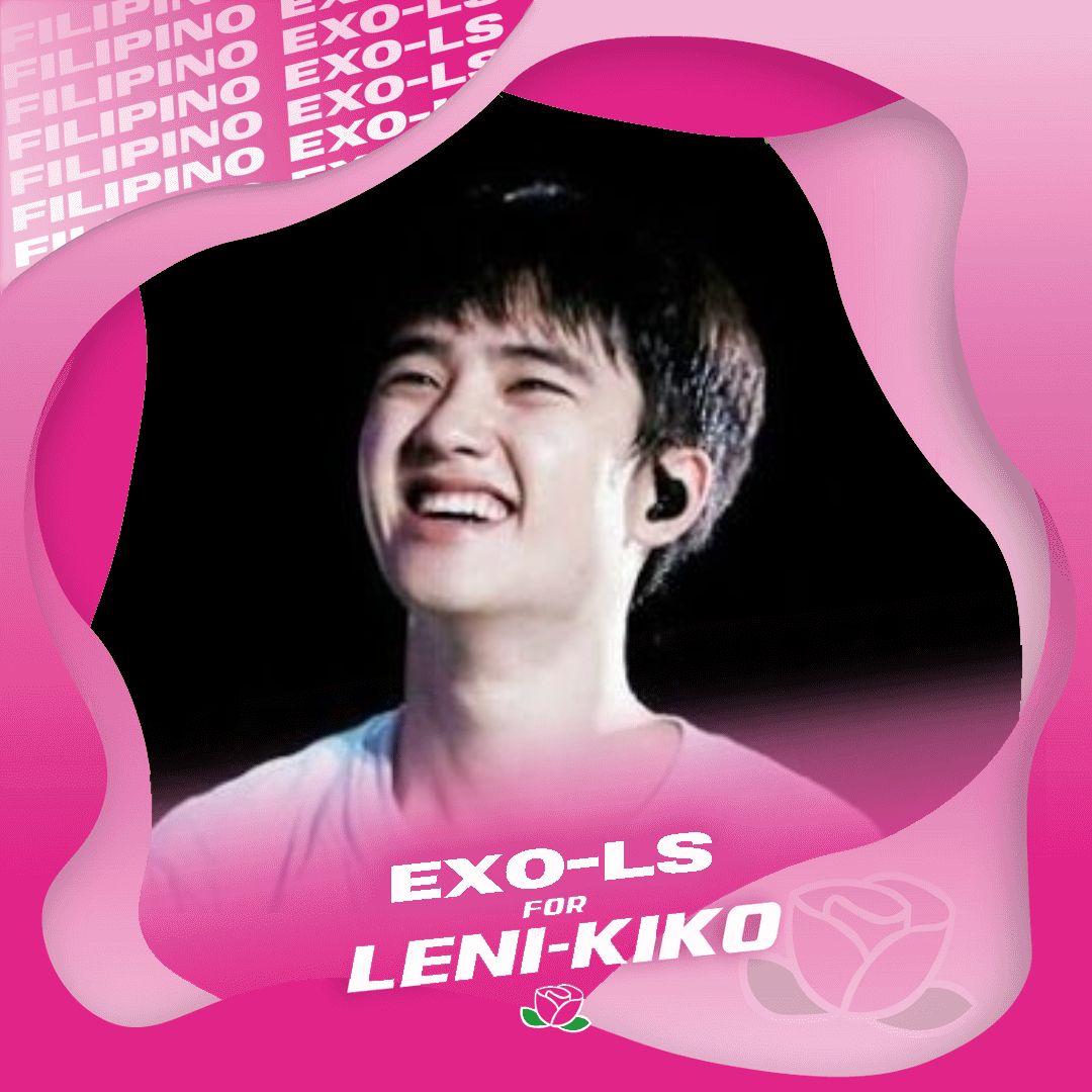 exol_chingu's tweet photo. "Sa Gobyernong Tapat, Angat Buhay Lahat!"

https://t.co/6iHWn1SBYY (Kpop version)

Frame by: Japet Hosiah Peña
Edited by: Ron Vincent Dumalay

#LetLeniKikoLead#LeniKiko2022#KulayRosasAngBukas#SaGobyernongTapatAngatBuhayLahat#LenSlide#SiKikoAngManokKo#KPOPstans4leni
#twibbonize https://t.co/cYg4zr1BkZ