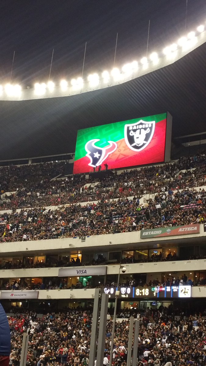 @NFL @49ers @AZCardinals @nflmx @NFLEspanol @espn Go!!!!! I went to the Raiders and Texans game and it was amazing. Mexico City is beautiful, lots of art, history, culture, amazing food and it's super affordable. Estadio Azteca is insane🤯
