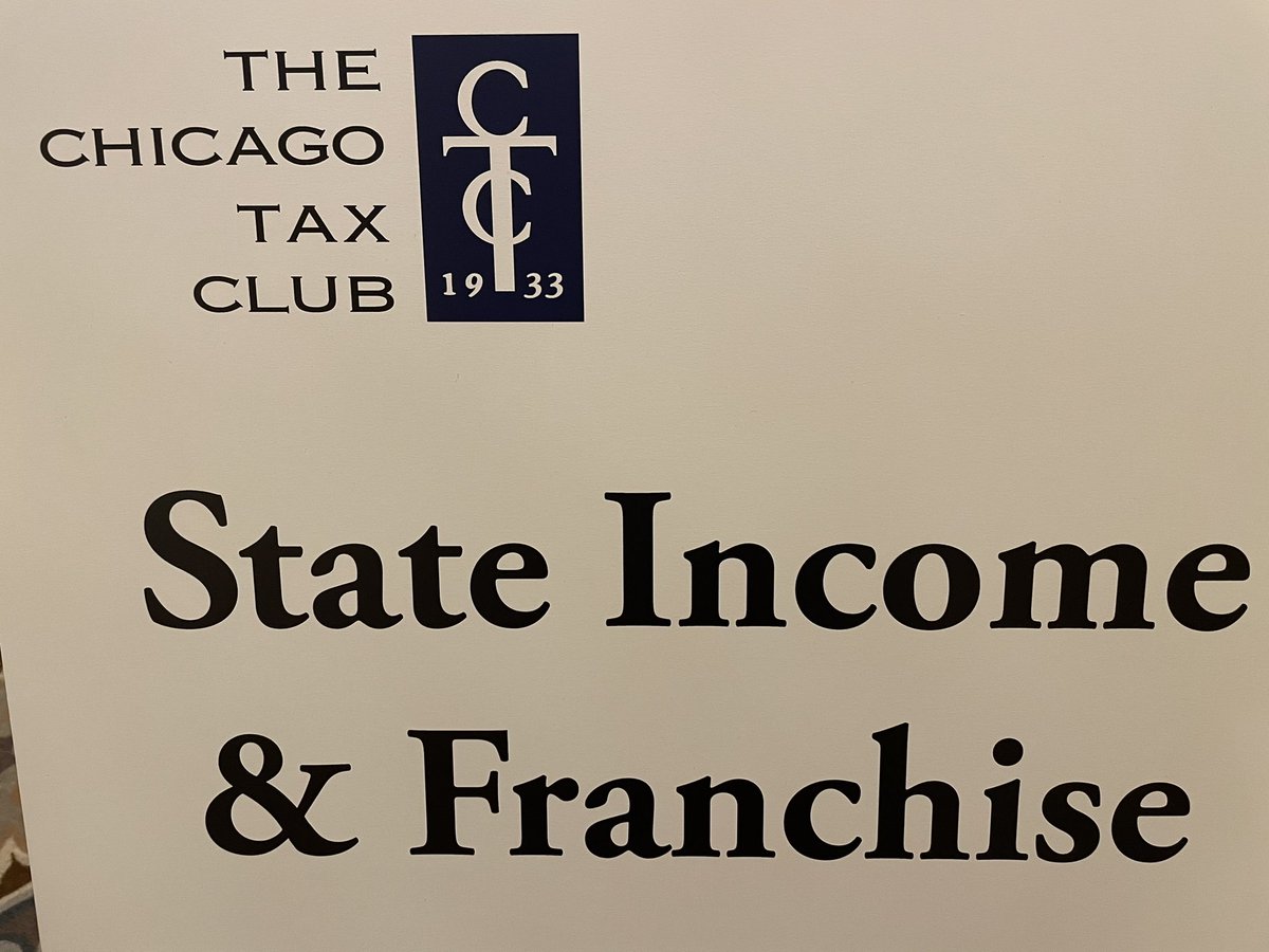 cdrury_cost's tweet photo. @cost is in Chicago today at a Mid-West Regional State Tax Seminar being held jointly with the @ChicagoTaxClub. Great to be networking in-person with the Chicago and surrounding area state and local professionals. #cost2022 https://t.co/3X972RW6gr