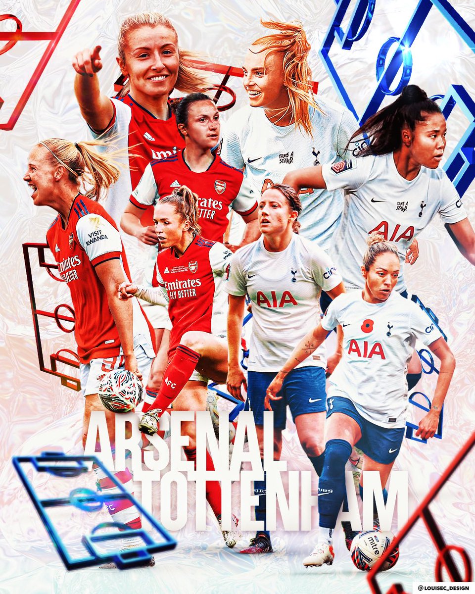 LouiseC_Design's tweet photo. North London Derby day 🔴🔵 #NLD https://t.co/LwVZgEBzqR
