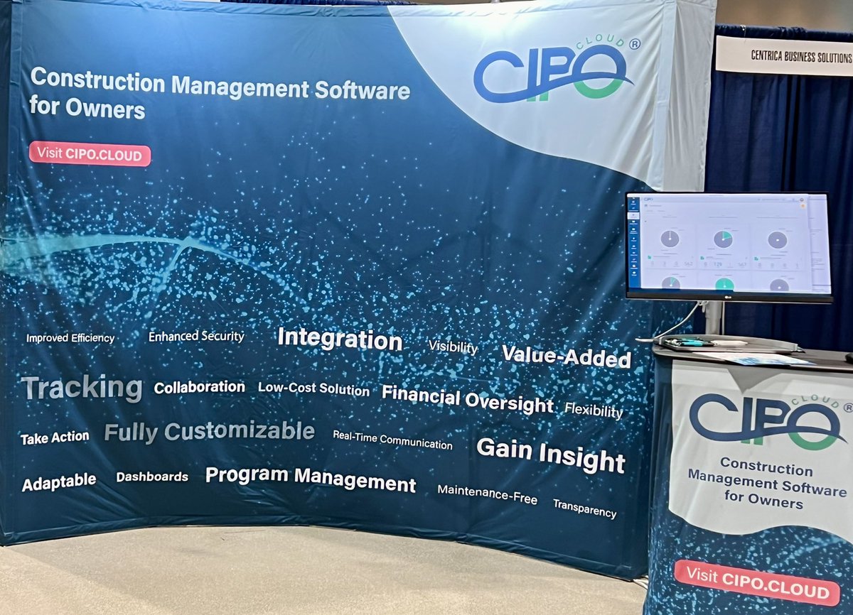 cipo_cloud's tweet image. @cipo_cloud is at the @ACWAWater conference in Sacramento! Stop by our booth (200) and get to know how CIPO can help standardize and simplify all your construction data. #cip #cmsoftware #builtforowners