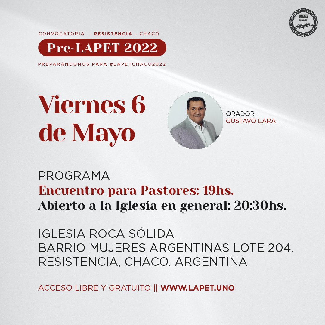 apoclaudiovera's tweet photo. Tenés que estar! Te esperamos! https://t.co/bSlCVYiOSb