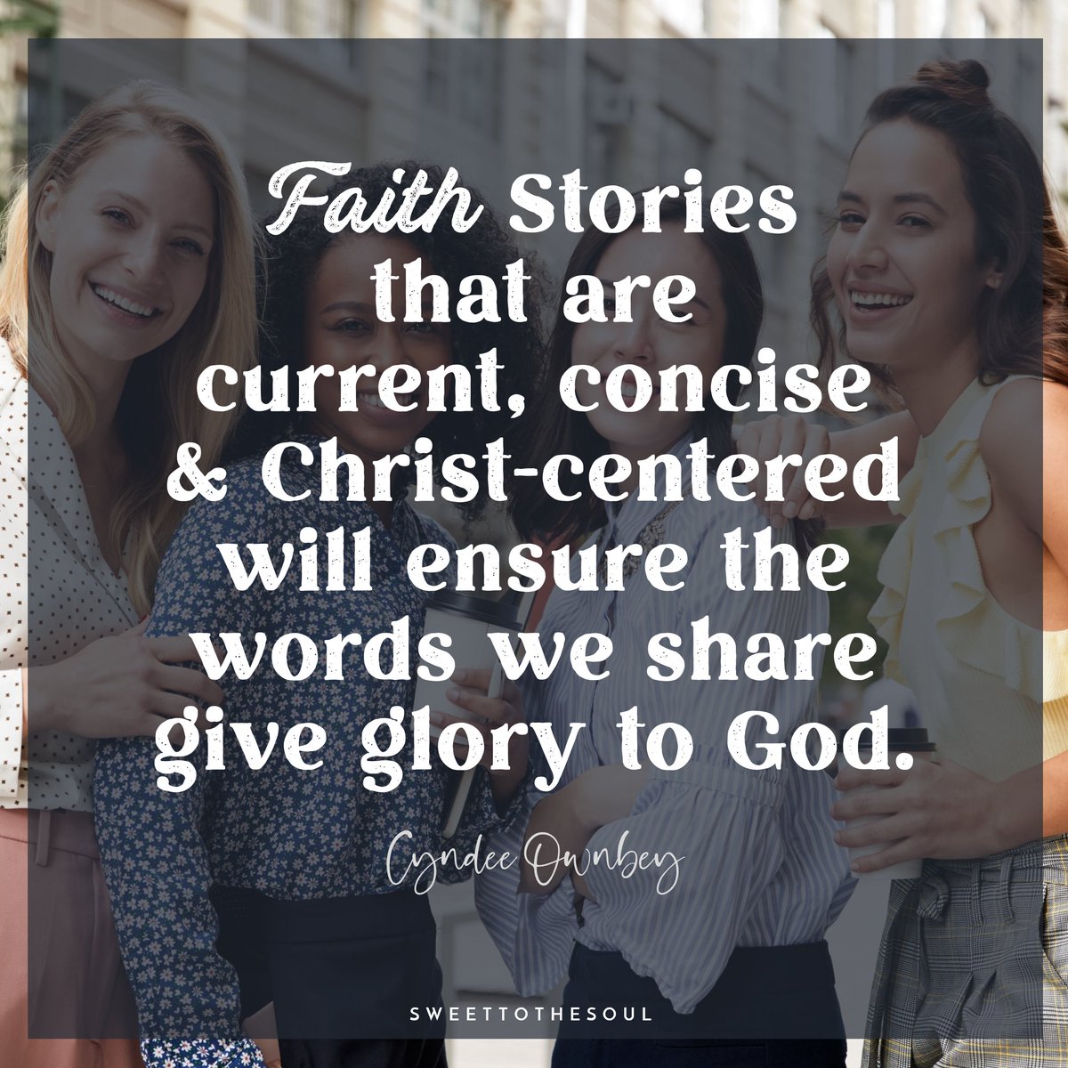 _SweetToTheSoul's tweet photo. "Faith stories that are current, concise and Christ-centered will ensure the words we share give glory to God." @wmtoolbox 
What is your #faithstory ?
https://t.co/na3W9o4MJ8 

#testify #grace #sweettothesoul #witness #faithstories #tellourstory #sweettothesoulFAITH https://t.co/7L8E0DmK12