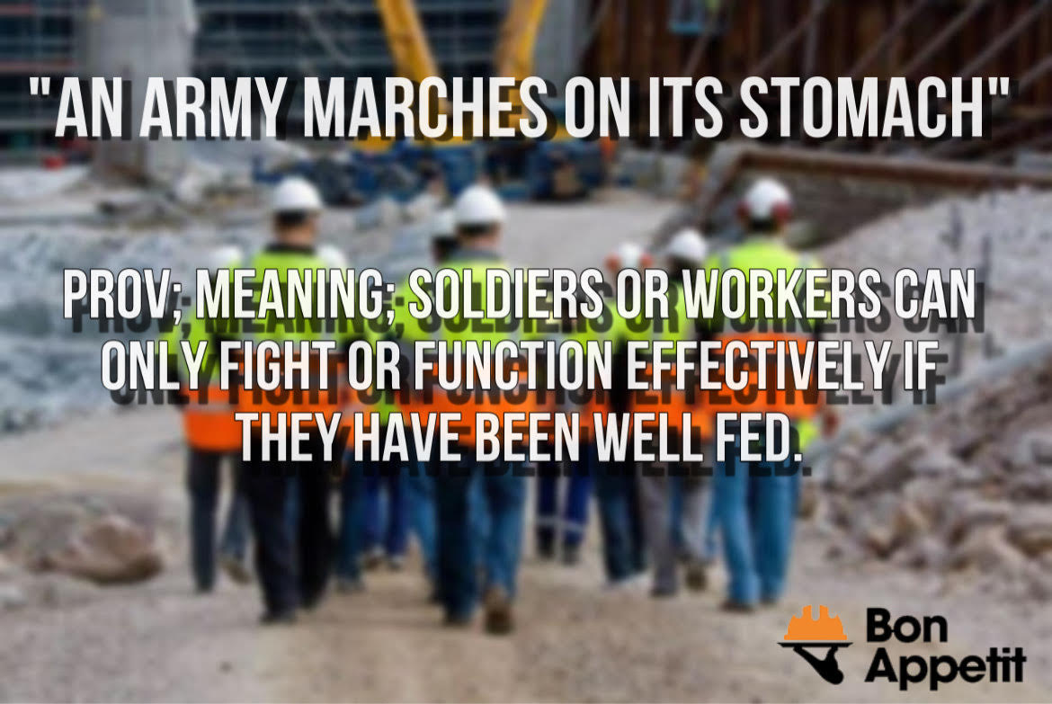 At Bon Appetit Group Limited we realise the importance of eating properly &amp; workforce feeding, it can affect judgement, concentration levels, mental health and all round morale. UK’s no:1 workforce feeding supplier.

#MentalHealthAwareness #workforce #ukconstruction