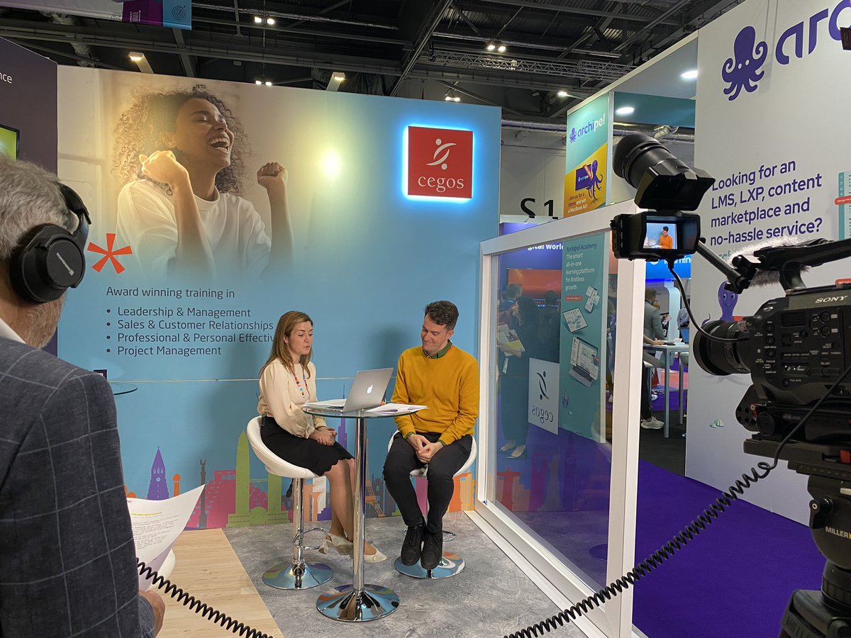 Come and see our Netflix style e-learning video series filmed LIVE @LearnTechUK 🎬 stand C22! #LT22UK #CegosLT @eAspireOnline