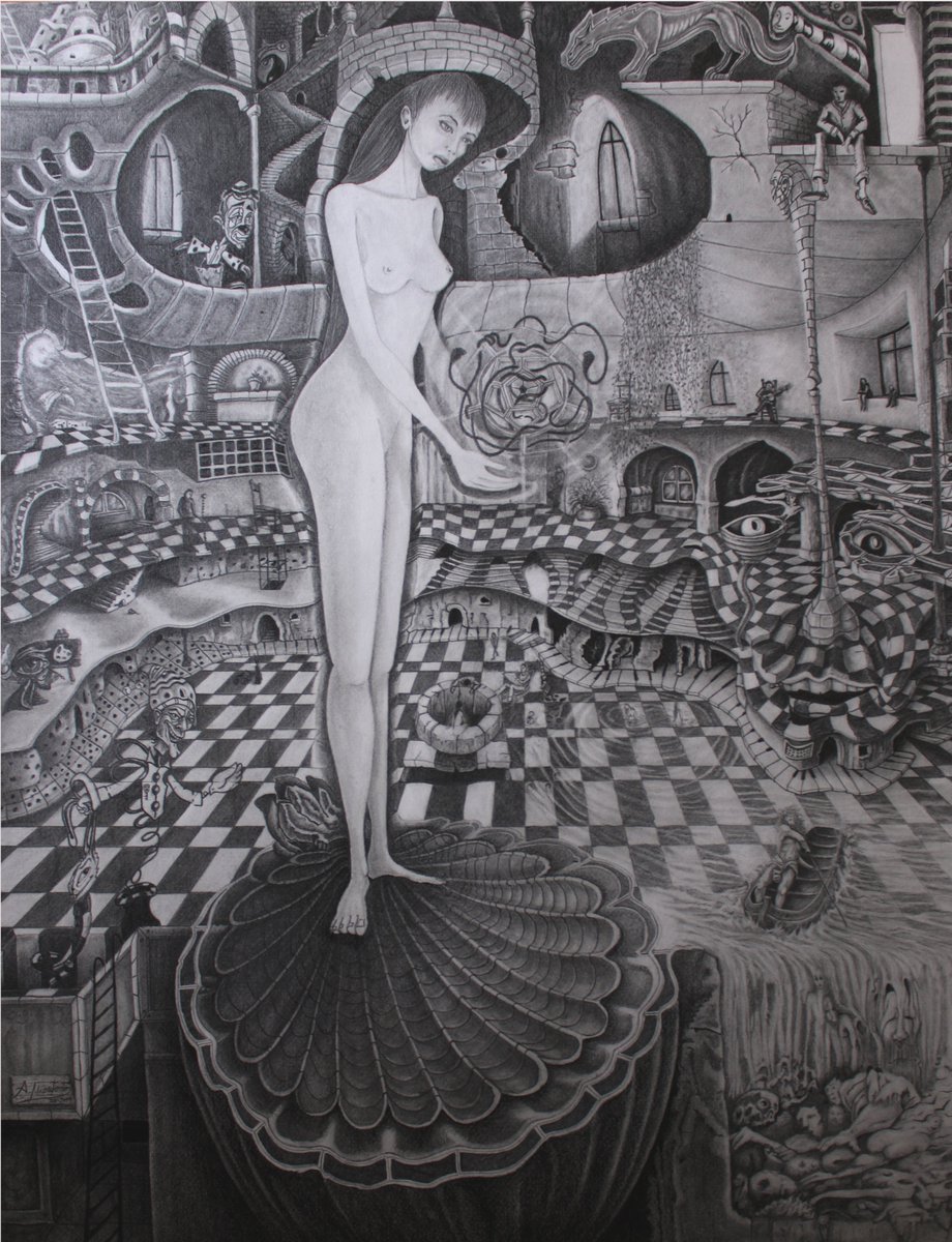 Nacimiento de Venus en la casa surrealista. opensea.io/collection/dib… 
#art  #artwork  #instagramart #surrealism  #surrealist #cryptoartist  #nftart #nftartist #nftarte #cryptoart #nftcollector #MetaverseNFT #openseanfts