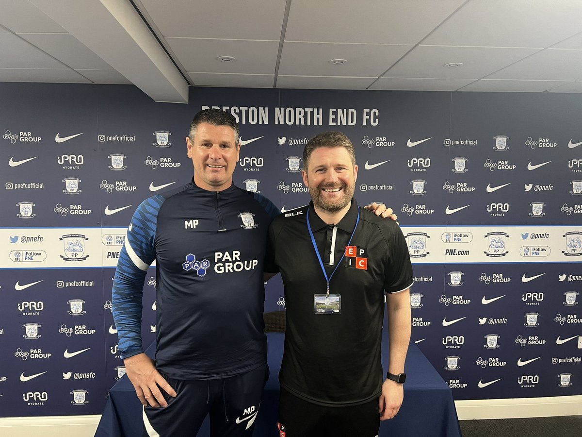 @epicpgc year 4 EFL gambling programme, for the coaching staff at @pnefc this morning.

Great club to visit. 

Good to bump into Bolton lad @MikePollitt12 too. Another @thornleigh lad.

See you next season lads. 

#Gambling #Education #PlayerWelfare #EPIC ⚽️