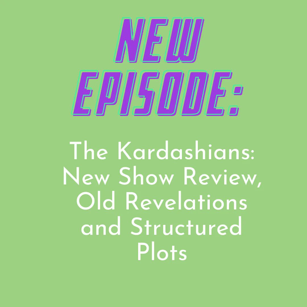 CultureHang's tweet photo. New episode available now!! We discuss the new Kardashian TV show. Check it out on all podcast platforms  https://t.co/VuxRHMSslf https://t.co/hitCk1d9yo
