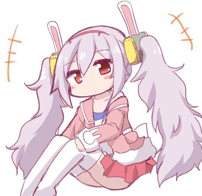 ラフィーちゃん6日目 体育座り #アズレン #ラフィーちゃん 