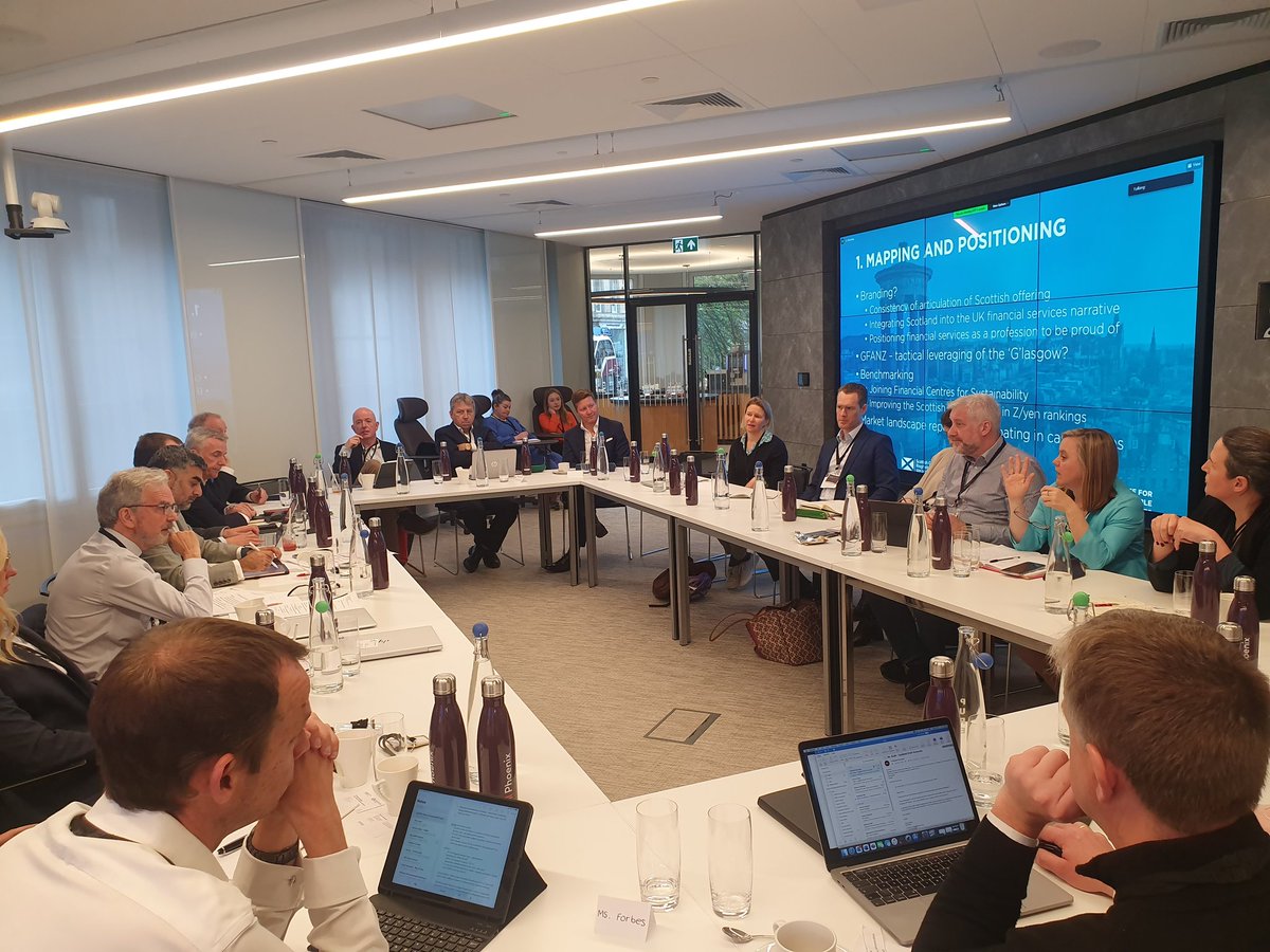 Finance4Change's tweet photo. Discussions continuing at the #ScottishTaskforce with @kcrayner, @drsarahivory, @AmandaVYoung and more emphasising the power of education, human capital and collaboration for Scotland's #GreenFinance offering. https://t.co/aWmVlgyI5I