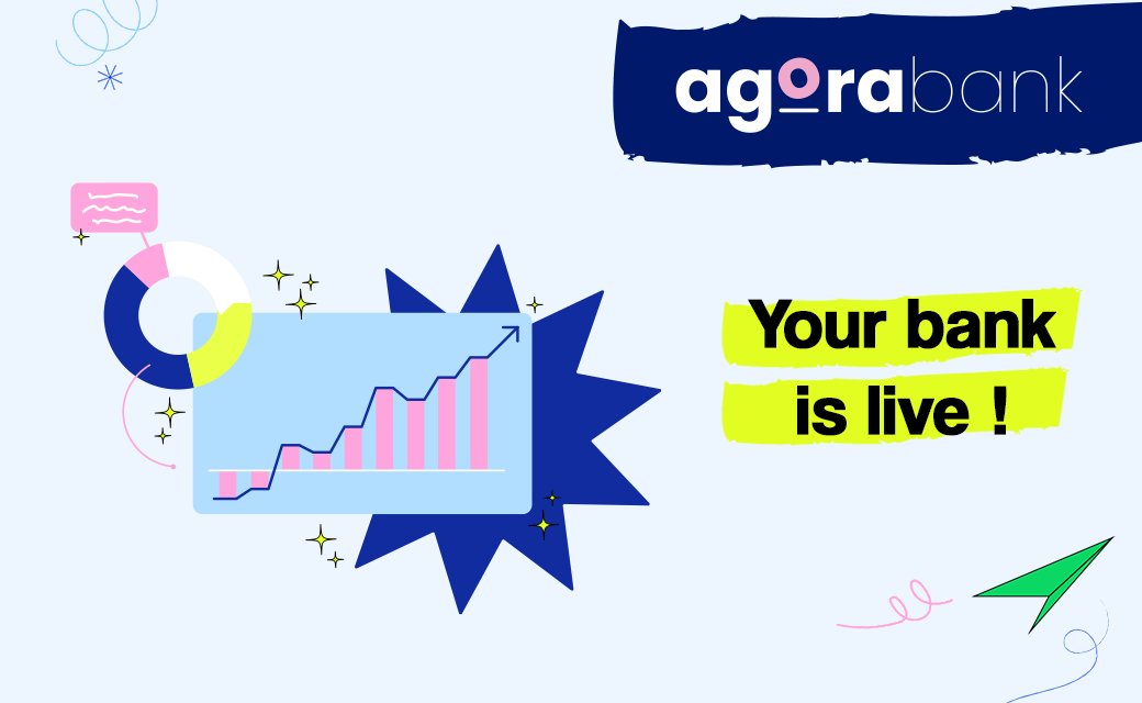 AGO_DeFi's tweet photo. AgoraBank is live! Participate in the pre-sales phase of our Initial NFT Offering and be part of the DeFi revolution. Start swapping today! 🔥🚀

https://t.co/5U3CoNKshP https://t.co/Lp0Okc4wew